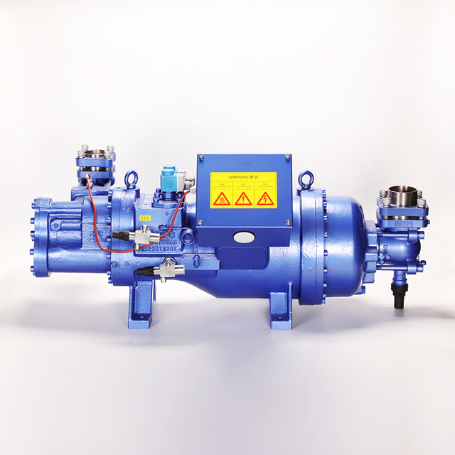 Полугерметичный винтовой двухступенчатый компрессор​