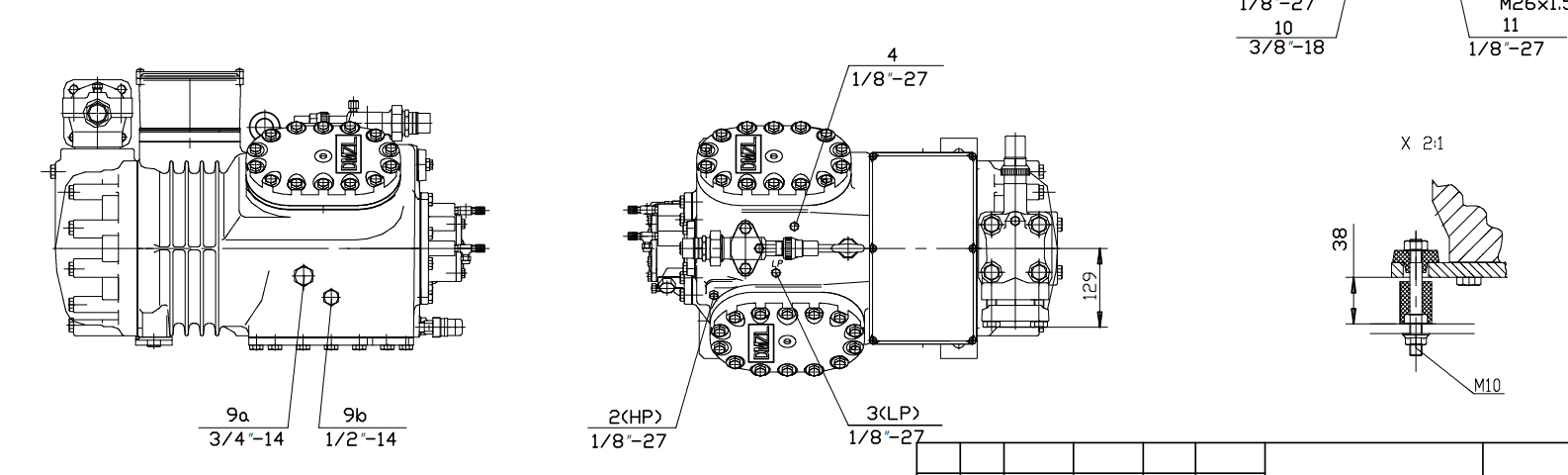 Piston Compressor 15-30HP Поршневой компрессор 15-30 л.с.