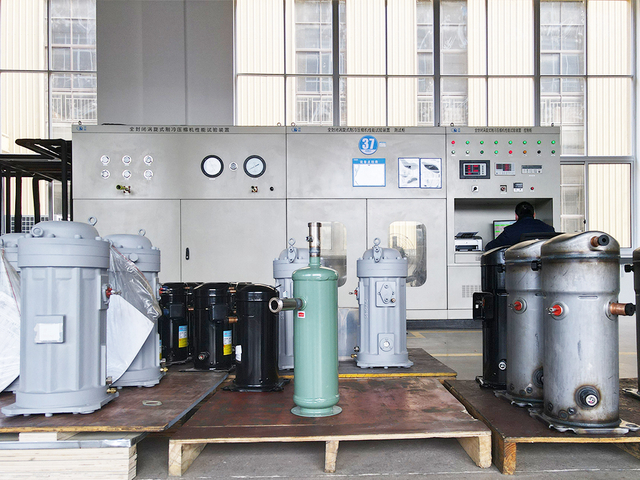 Современная линия сборки компрессоров